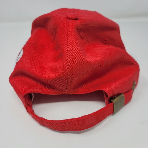 Skittles Racing Team1998 Vintage Red Snapback Hat With Rainbow Design - Picture 3 of 6